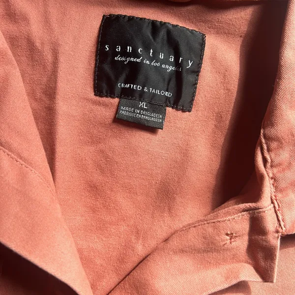 Sanctuary Dual Pocket‎ Coral Outter Jacket - Image 4