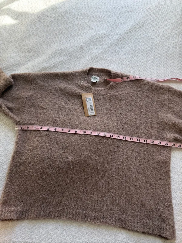 Eddie Bauer Cuddle Up Sweater NEW Medium Oatmeal Tan - Image 6