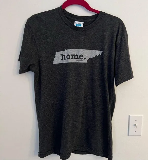 Tennessee Home T Shirt Gray Short Sleeved | M - Image 4