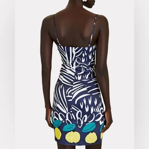 NEW‎ Staud Satin Lemons Minidress - Image 9