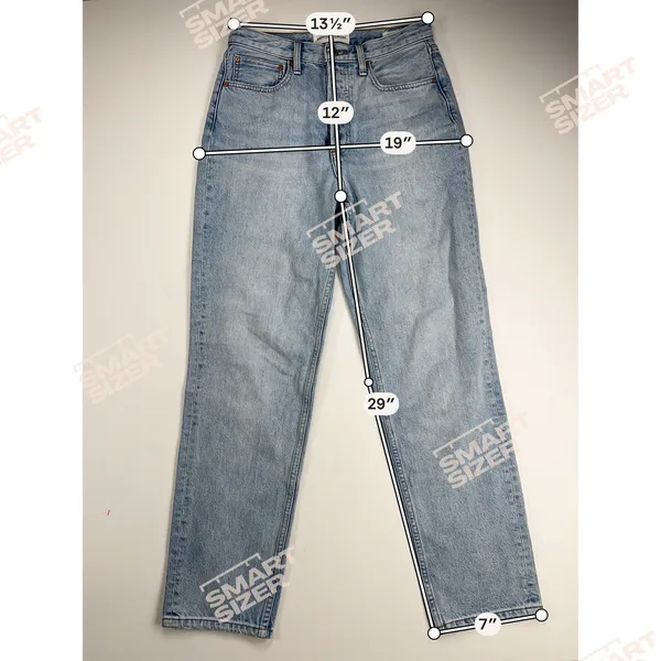 Aritzia Denim Forum The Boyfriend High Rise Loose Fit Jeans Button Fly Size 27 - Image 8
