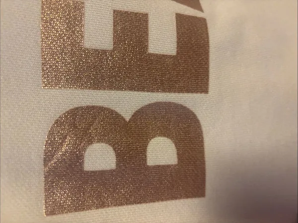 J Crew Cream Colored Sweatshirt Featuring Metallic Rose Gold Beaute Lettering - Image 6