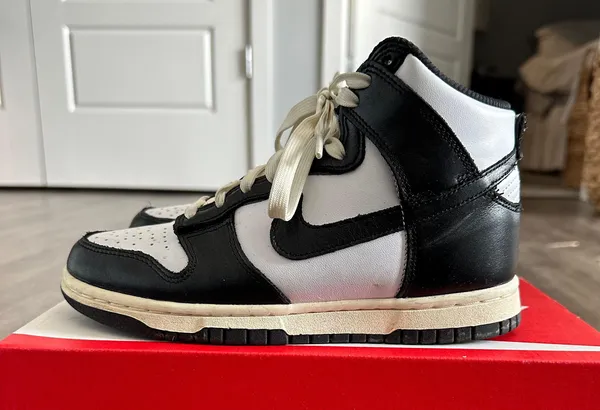 Nike Dunk High Vintage Black - Image 3