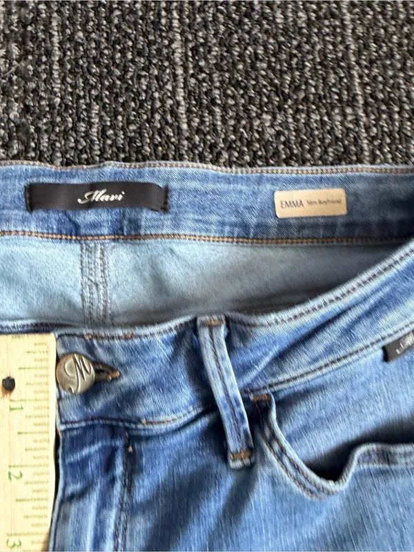 Mavi Emma Slim Boyfriend Jeans Size 30x34 Blue - Image 3