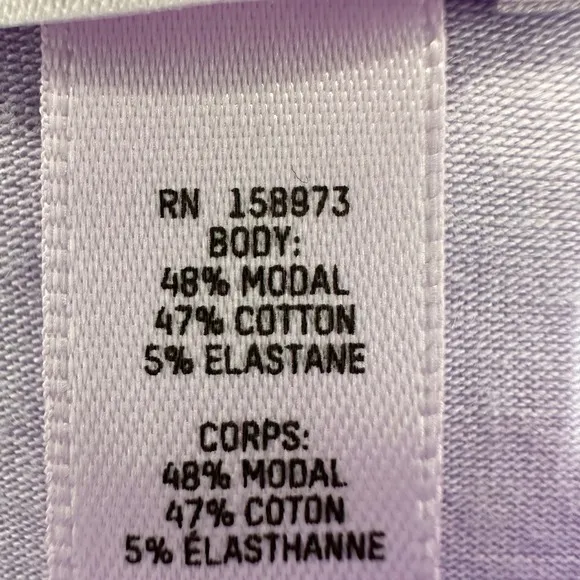 SKIMS Soft‎ Lounge Long Sleeve Henley Top Lavender Purple XXS NWOT - Image 3