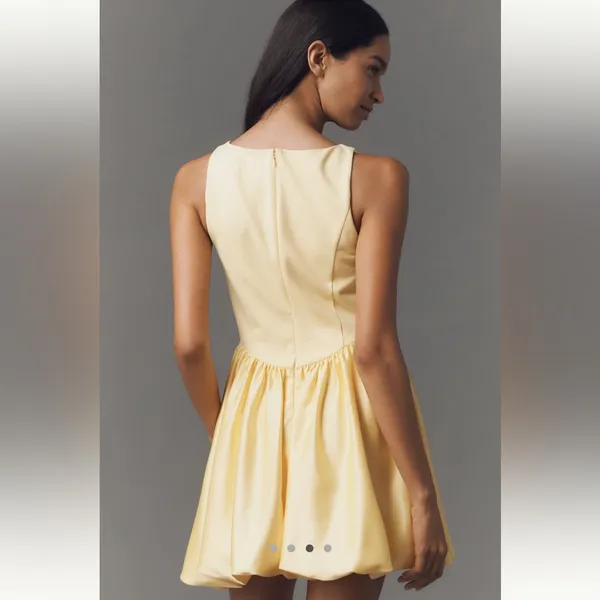 Anthropologie Maeve Boat-Neck Bubble Mini Dress - Image 4