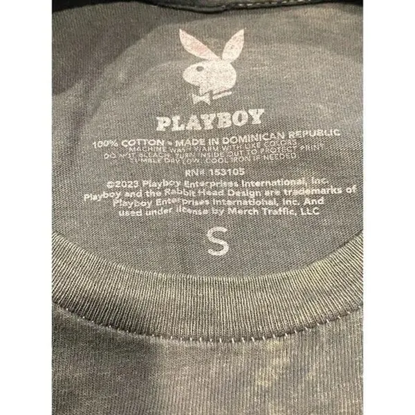 Playboy Vintage Style 1959 Cover Short Sleeve Unisex T Shirt Crew Neck S Green - Image 8