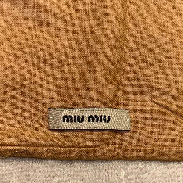 Miu Miu Light Brown Dust Bag - Image 2