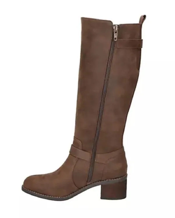 Bella Vita Baina Block Heel Tall Boots, Brow Size 11M New in Box Retail $110 - Image 6