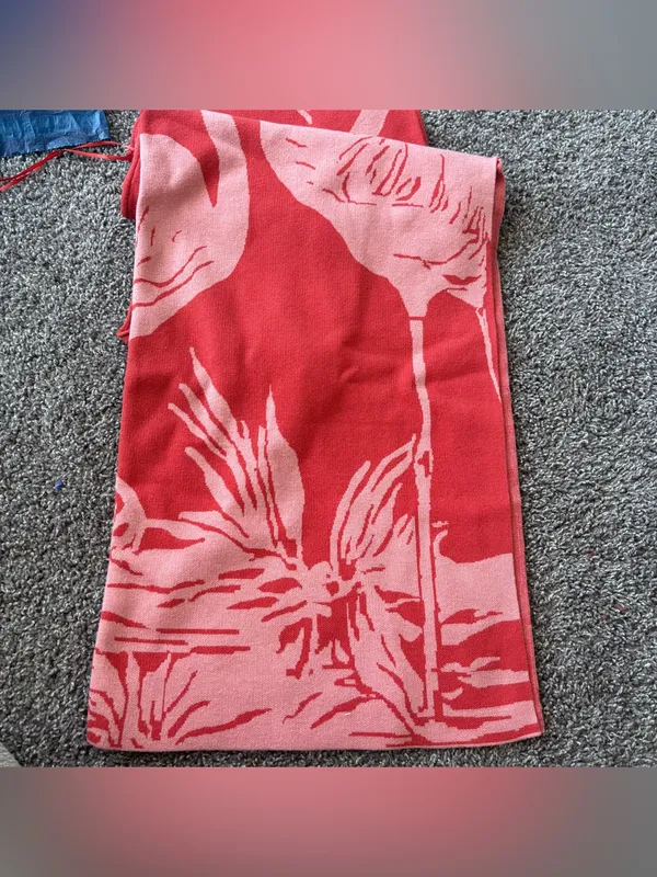 Anthropologie Pink Knit Flamingo Maxi Dress - Image 3