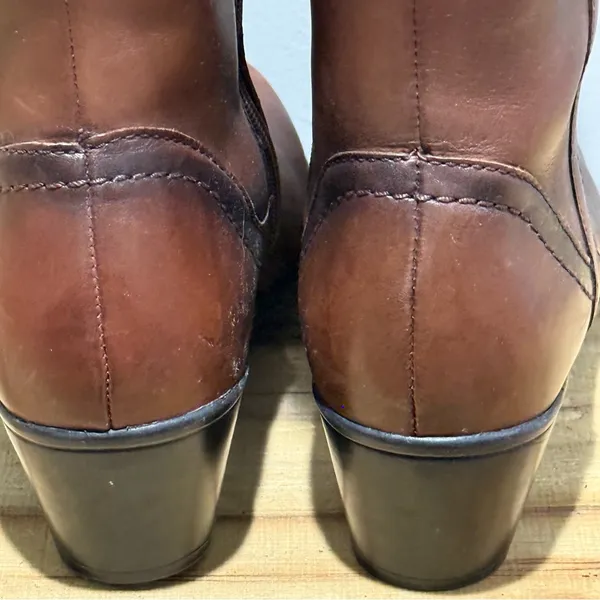 Clarks Leather Ingalls‎ Vicky Calf Boots Size 9 - Image 12