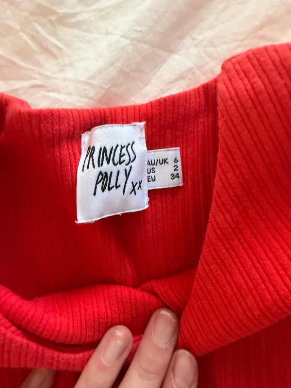 Princess Polly bodysuit red - Image 3
