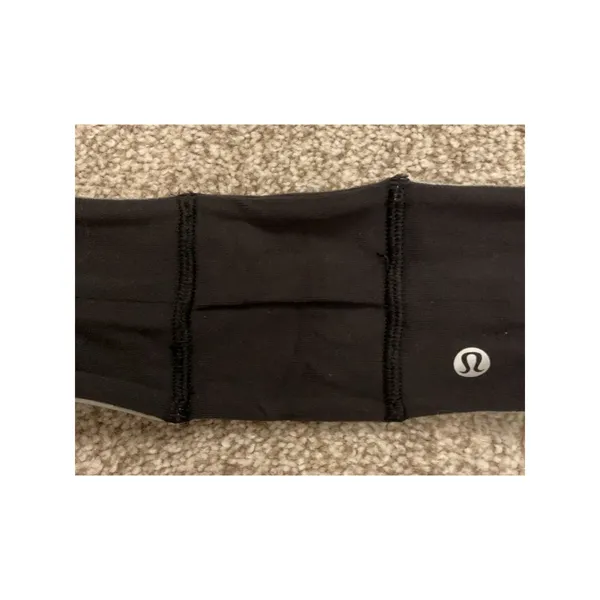 Lululemon Crossover Headband Black Reflective Running Yoga Workout - Image 5