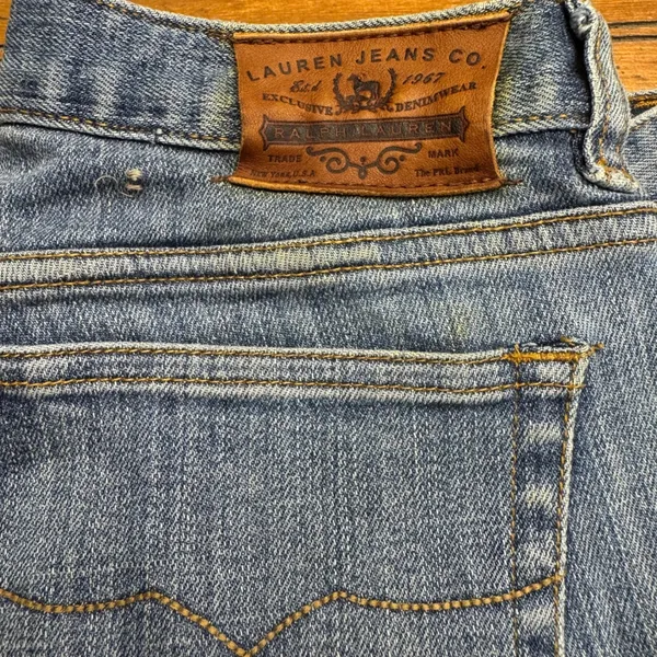 Lauren Jeans Co Ralph Lauren Womens Bootcut Denim Pants Medium Wash Size 6P‎ - Image 4