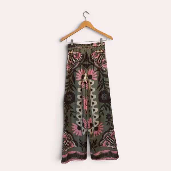 NWOT SHEIN Maija Women's Green Summer Pants, Size XS, MSRP $25 - Image 5