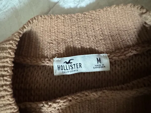 Hollister Sweater Knit Waffle Long Sleeve - Image 2