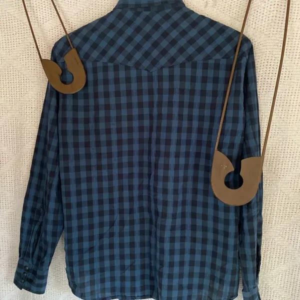 Lucky Brand Western Cut‎ Checked Shirt - Image 4