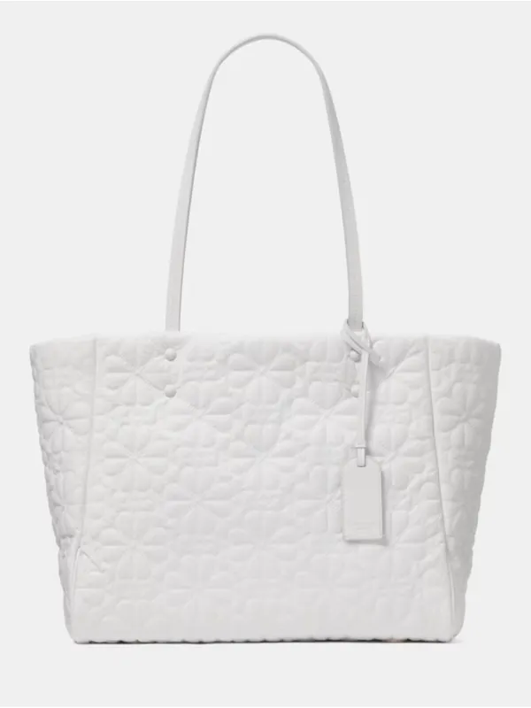 Kate Spade New York Small Tilly Quilted Tote Crossbody White Dove USED ONCE - Image 3