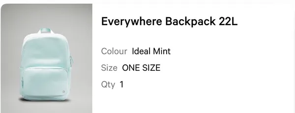 Lululemon Backpack - Image 2