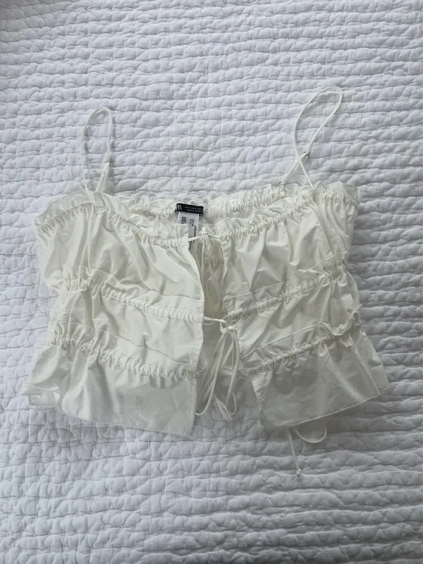 ZARA Tie Tank Top - Image 2