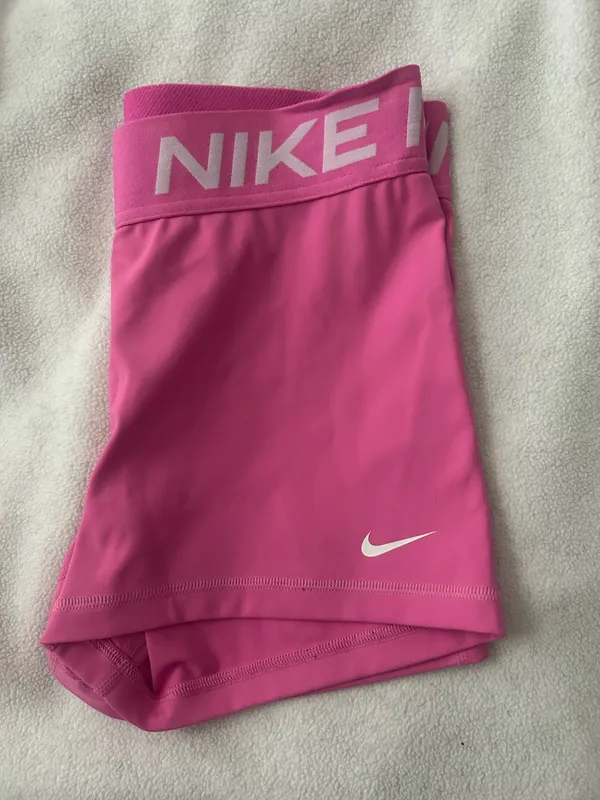 Hot Pink Nike Dri-Fit Shorts - Image 3