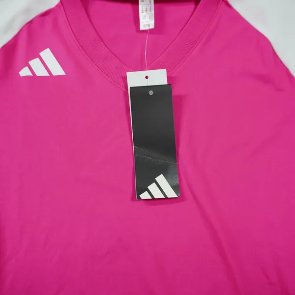 Adidas Quickset Volleyball Jersey Pink White Long Sleeve Women's Size Small‎ NEW - Image 6