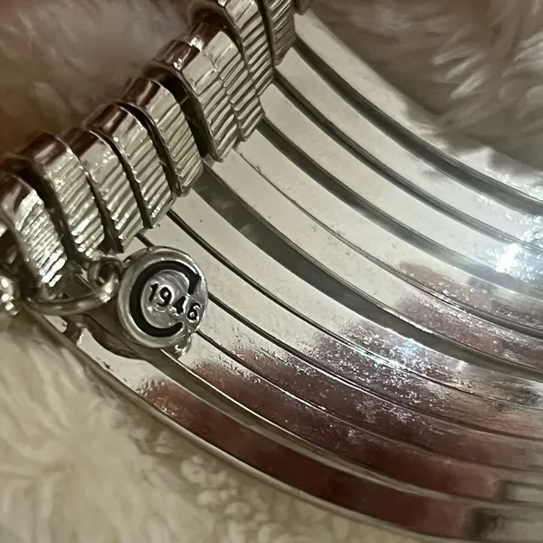 C1946 Jewelry Brand cuff slinky braclet Silver - Image 6