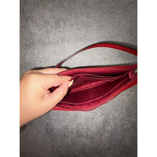 coach red patent leather wriset y2k signature c design - Image 7