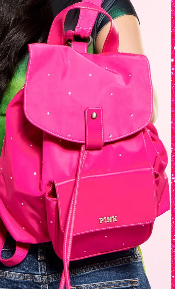 Victoria's Secret PINK Backpack pink Elle bedazzle - Image 3