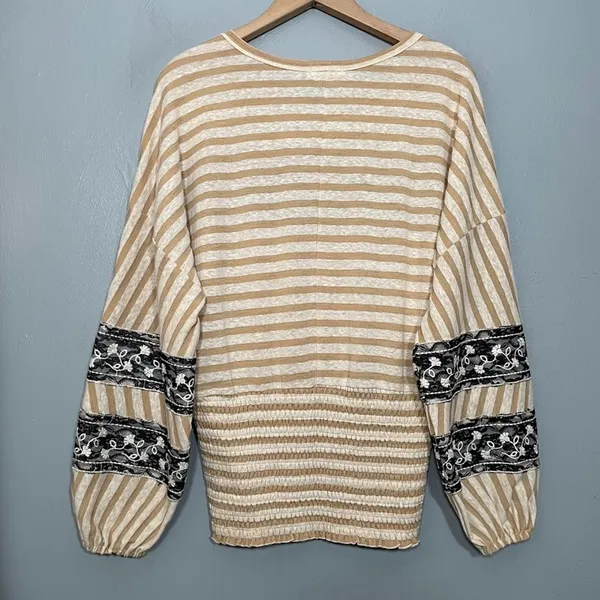 Gimmicks Top Size Small Dolman Sleeve Blouson Boho Chic Cowgirl Western Lace - Image 4