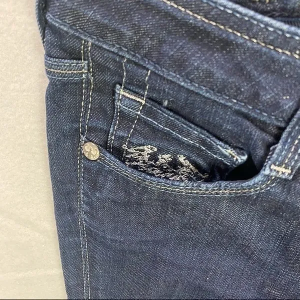 Pur Bardot Stretch Dark Wash Denim Relaxed Comfort Fit Jean‎ - Image 6