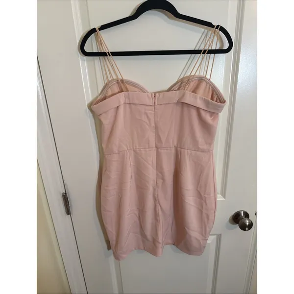 Revolve Superdown Pollie Mini Dress Light Pink XL - Image 4