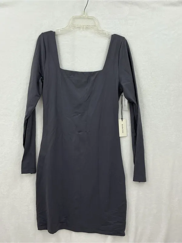NWT Babaton Charcoal Long-Sleeve Square Neck Bodycon Dress - Image 5