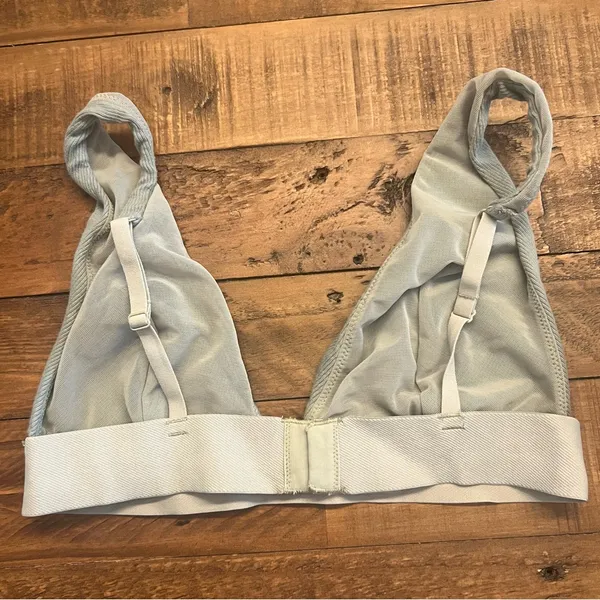SKIMS Cotton-Blend‎ Plunge Bralette - Image 5