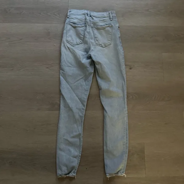 Abercrombie & Fitch Super Skinny Ankle High Rise Curve Love Button Fly Jeans - Image 5