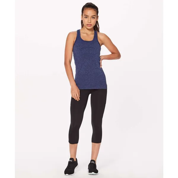 Lululemon Swiftly Tech Racerback in Physic / Black 4 Running Training tank top - Image 9