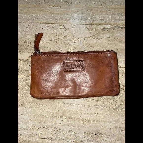 VILENCA Holland Weaved Leather‎ Wallet, Brown 7x3.5” - Image 2