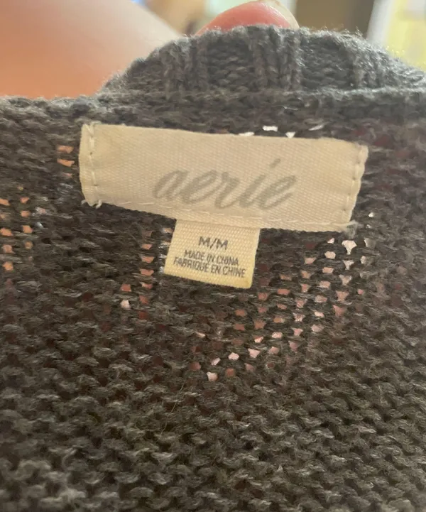 Aerie Dark Gray Sweater - Image 2