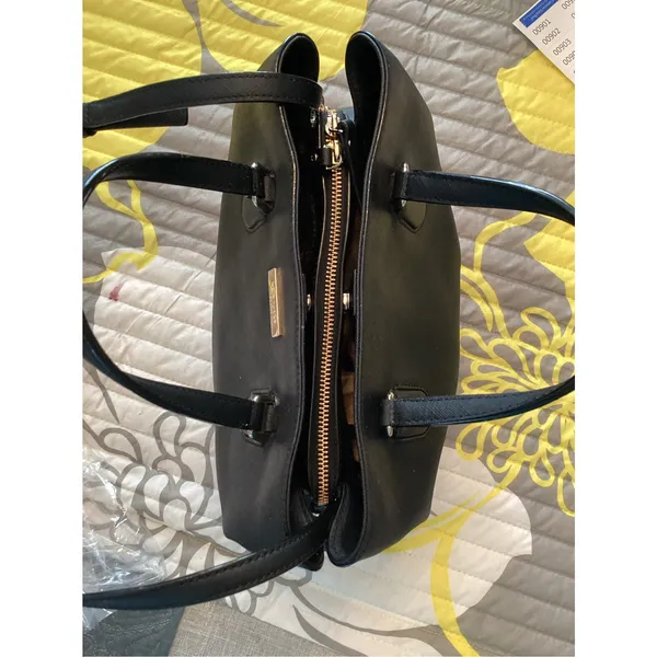 Kate Spade New York Laurel Way Evangelie Satchel in Black Saffiano Leather - Image 4
