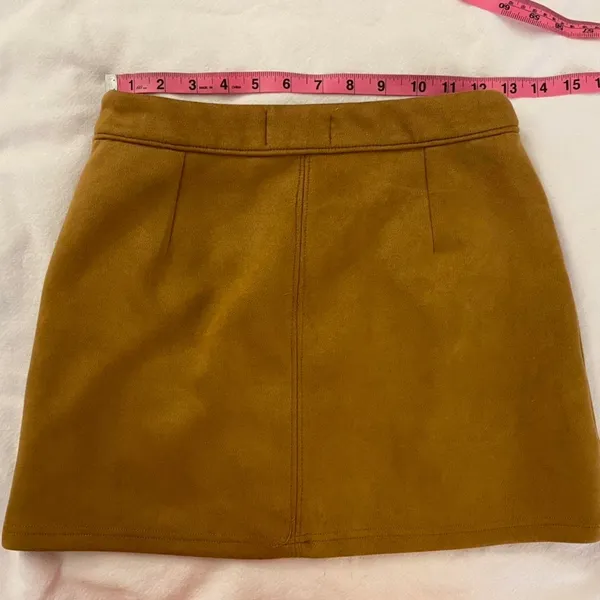 fab'rik Faux Suede Skirt - Image 2