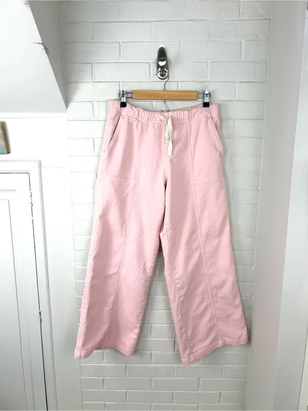 Aerie Me-Day Tie Waist Pants in Tender Heart Pink Size M - Image 3