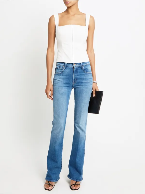 NWT Kourt Halley Top size 8 Linen white Few Moda Corset tank - Image 2