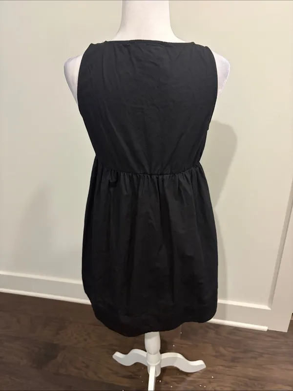 Tuckernuck Pomander Place Black Porto Square Neck Mini Dress Sz S - Image 6