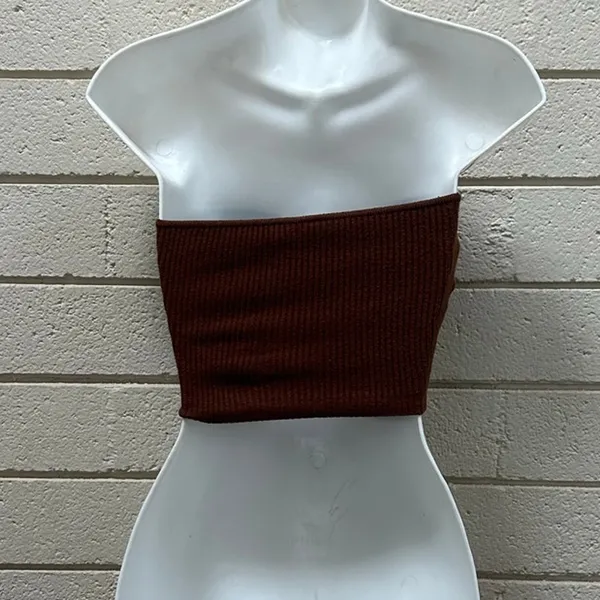 Princess Polly Brown Twist Front Tube Top size XS/S - Image 3