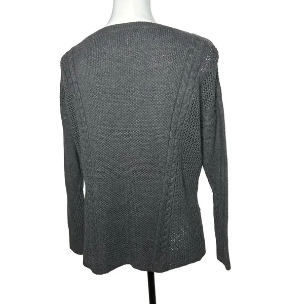 American Eagle  Dark Gray Sweater  Size Small - Image 3