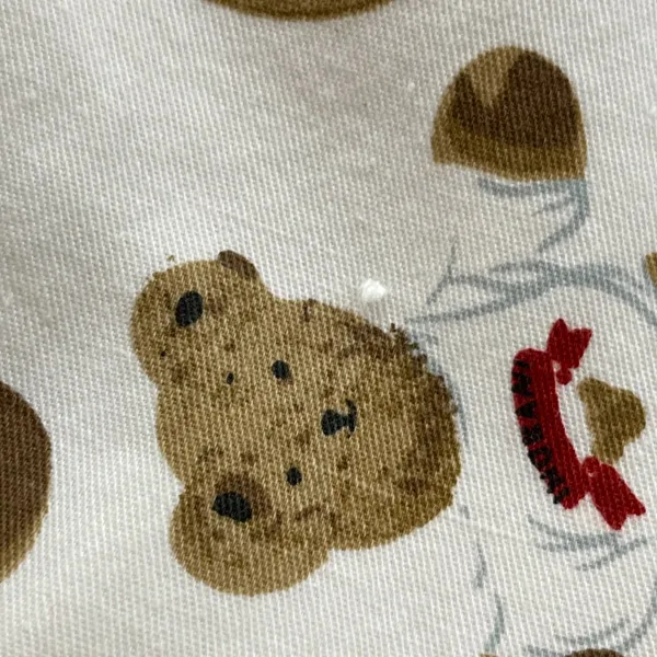 Teddy Bear Print‎ Shorts Christmas Lace Twee High Waisted Women Lace Cream - Image 9
