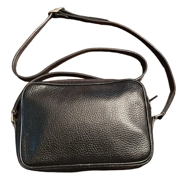 Hunting World Black Leather Crossbody Bag - Image 2
