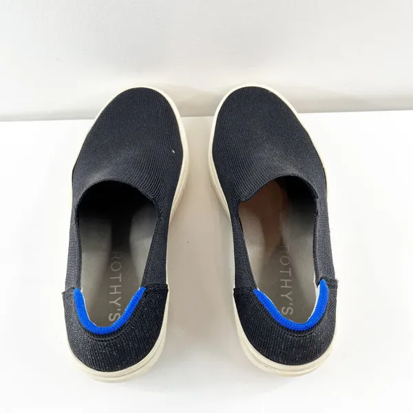 Rothy's The Original Slip On Loafer Sneakers Flats Black 7.5 - Image 4