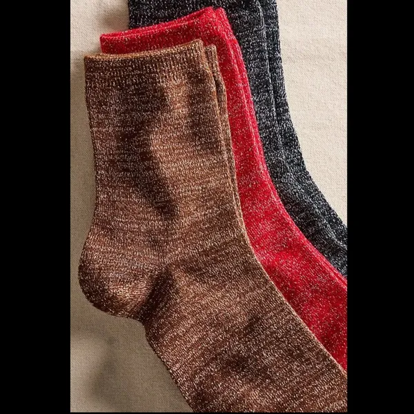 NWT Free People Lurex Sock Bundle - Image 2