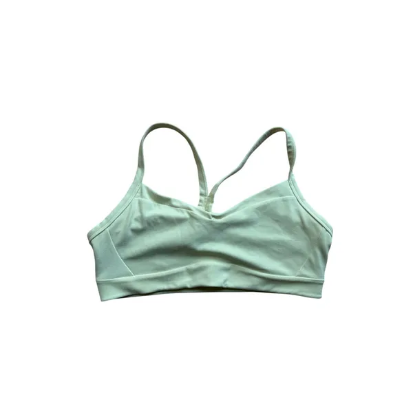 Athleta Mint Racerback Sports Bra Size Small Medium Support Athletic Yoga - Image 2